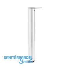 CAMAR Tischfu� rund 80 x 700 mm Stahl verchromt