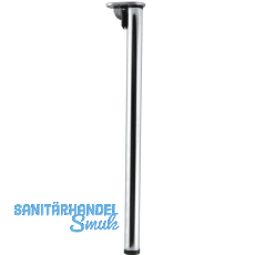 CAMAR Tischfu� "Click" � 50 mm, L�nge 705 mm, Stahl verchromt