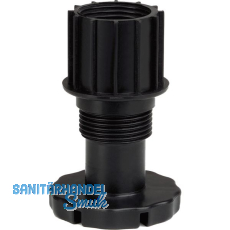 CAMAR Sockelverstellfuß Unico 48 x 45 mm Kunststoff schwarz CAMAR Sockelverstellfuß Unico 48 x 45 mm Kunststoff schwarz