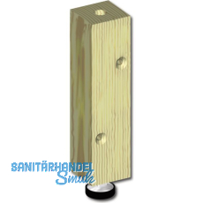 Sockel-H�henversteller 135 x 34 x 34 mm, Fichte