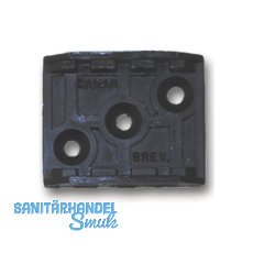 CAMAR Befestigungsplatte Stahl Kunststoff schwarz