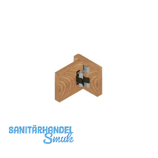 Sockel-Blendenschnapper, Schrauben, Schlie�teil Kunststoff wei�/Stahl schwarz