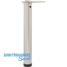 CAMAR Tischfu� rund 60 x 1100 mm Stahl verchromt