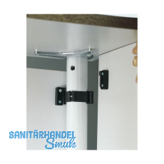 CAMAR Tischfu�-Paneelsystem Modesty � 60 mm, Kunststoff schwarz