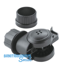 CAMAR M�belrolle zu Tischfu� Zoom zylindrisch, Kunststoff schwarz