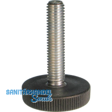 H�henverstellschraube SCH/PA Teller 44 mm M 10 x 34 Kunststoff schwarz