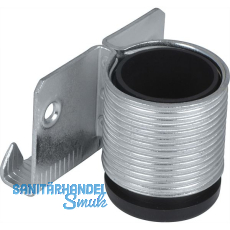 CAMAR H�henversteller zum Einschlagen �28 mm Stahl verzinkt/Kunststoff schwarz