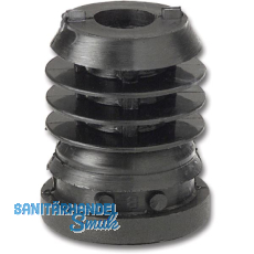 Rohrstopfen f�r H�henversteller mit Sechskantmutter M10 x 50 schwarz