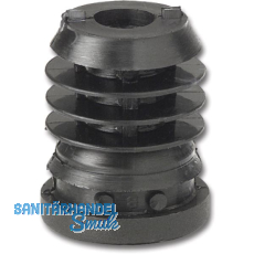 Rohrstopfen f�r H�henversteller mit Sechskantmutter M10 x 30 schwarz