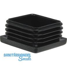 Lamellenstopfen,100 x 100 mm Wandst�rke 3 - 6 mm schwarz