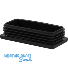 Lamellenstopfen 60 x 30 mm Wandstärke 1 - 3 mm schwarz Lamellenstopfen 60 x 30 mm Wandstärke 1 - 3 mm schwarz