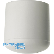 Fu�kappen f�r Rundrohr � 25 mm wei�