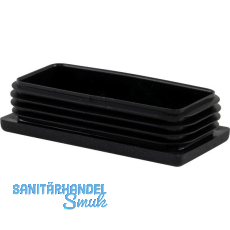 Lamellenstopfen 120 x 60 mm Wandst�rke 1,5 - 4 mm schwarz