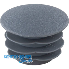 Lamellenstopfen gew�lbt � 20mm Wandst�rke 0,8 - 2,5 mm grau