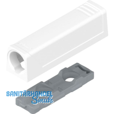 BLUM TIP-ON gerade Adapterplatte 956.1201, Kurzversion, seidenwei�