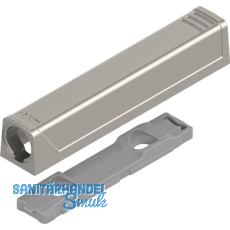 BLUM TIP-ON gerade Adapterplatte 956A1201, Langversion, nickel-lackiert