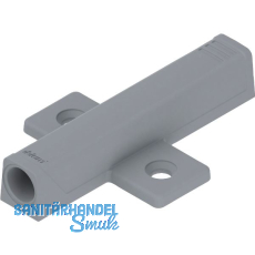 BLUM TIP-ON Kreuz-Adapterplatte 956A1501, Langversion, platingrau BLUM TIP-ON Kreuz-Adapterplatte 956A1501, Langversion, platingrau