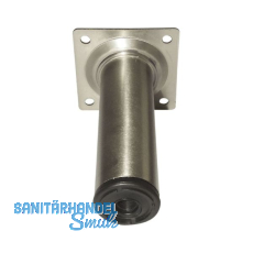 ELEMENT SYSTEM M�belfu� Rundrohr � 30 mm, L�nge 300 mm, Stahl Edelstahl Effekt