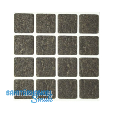 Filzgleiter 22 x 22 x 3 mm selbstklebend braun