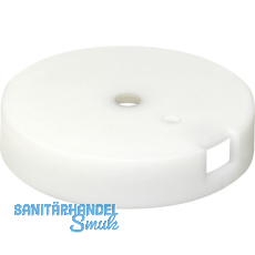 QuickClick Basisteil zum Anschrauben � 30 mm, H�he 7 mm, Kunststoff wei�