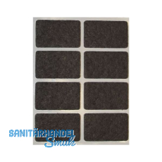 Filzgleiter 36 x 22 x 3 mm selbstklebend braun Filzgleiter 36 x 22 x 3 mm selbstklebend braun