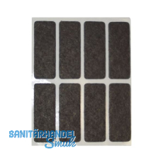 Filzgleiter 44 x 16 x 3 mm selbstklebend braun