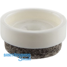 QuickClick Einsatz ULTRASOFT zum Aufdr�cken � 17 mm, Kunststoff wei�