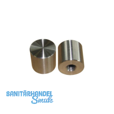 SIMAUSROM Glasklebeteller 25 x 20 mm Edelstahl rostfrei