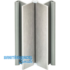 VOLPATO Sockelblenden-Ecke verstellbar 120 mm Kunststoff Edelstahl Effekt VOLPATO Sockelblenden-Ecke verstellbar 120 mm Kunststoff Edelstahl Effekt