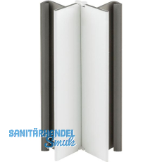 VOLPATO Sockelblenden-Ecke verstellbar 150 mm Kunststoff wei� hochglanz