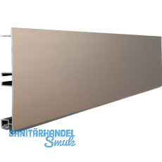 VOLPATO Sockelblende 100 mm Alu Edelstahl-Effekt VOLPATO Sockelblende 100 mm Alu Edelstahl-Effekt