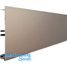 VOLPATO Sockelblende 120 mm Alu Edelstahl-Effekt VOLPATO Sockelblende 120 mm Alu Edelstahl-Effekt