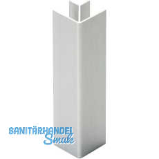 VOLPATO Sockelblenden-Außenecke 90° 100 mm Alu Edelstahl-Effekt VOLPATO Sockelblenden-Außenecke 90° 100 mm Alu Edelstahl-Effekt