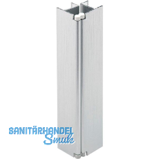 VOLPATO Sockelblenden-Ecke verstellbar 100 mm Alu Edelstahl-Effekt VOLPATO Sockelblenden-Ecke verstellbar 100 mm Alu Edelstahl-Effekt