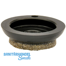 QuickClick Einsatz ULTRASOFT zum Aufdr�cken � 20 mm, Kunststoff schwarz