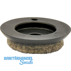 QuickClick Einsatz ULTRASOFT zum Aufdr�cken � 25 mm, Kunststoff schwarz