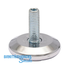 QuickClick H�henverstellschraube Kunststoff-Einsatz, �37mm, M10x25mm, verchromt