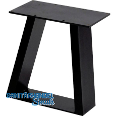 SIMAUSROM Bankkufe Trapez Stahl schwarz lackiert SIMAUSROM Bankkufe Trapez Stahl schwarz lackiert