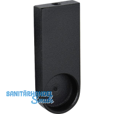 SIMAUSROM Schrankrohrlager Endstück rund 25 mm Aluminium schwarz SIMAUSROM Schrankrohrlager Endstück rund 25 mm Aluminium schwarz