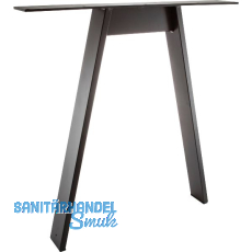 SIMAUSROM Tischkufe A-Form Stahl schwarz lackiert