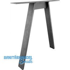 SIMAUSROM Tischkufe A-Form Schwarzstahl schutzlackiert