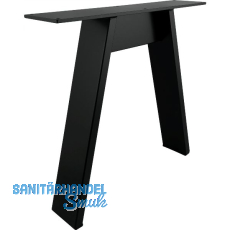 SIMAUSROM Bankkufe A-Form Breite 450 mm Stahl schwarz lackiert SIMAUSROM Bankkufe A-Form Breite 450 mm Stahl schwarz lackiert