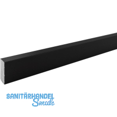 SIMAUSROM Schrankrohr Nano, Aluminium schwarz, auf Maß geschnitten SIMAUSROM Schrankrohr Nano, Aluminium schwarz, auf Maß geschnitten