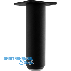Dekorfuß Fuß ø 30 mm, Länge 100 mm, Aluminium schwarz Dekorfuß Fuß ø 30 mm, Länge 100 mm, Aluminium schwarz