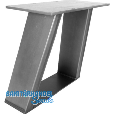 SIMAUSROM Bankkufe Trapez Schwarzstahl schutzlackiert