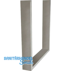 SIMAUSROM Bankkufe Regular Slim 412 mm Edelstahl gebürstet SIMAUSROM Bankkufe Regular Slim 412 mm Edelstahl gebürstet