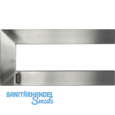 Nano Garderobenb�gel links, B:300mm, H:150mm Edelstahl geb�rstet