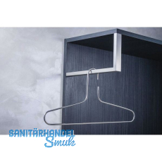 Cato Garderobenb�gel B:300mm, H:150mm Edelstahl geb�rstet