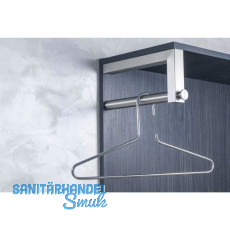 Garderobenb�gel Tora ausziehbar Breite 300 mm, H�he 150 mm, Edelstahl geb�rstet