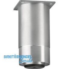 Dekorfuß Fuß ø 60 mm, Länge 120 mm, Aluminium matt geschliffen/glanz Dekorfuß Fuß ø 60 mm, Länge 120 mm, Aluminium matt geschliffen/glanz